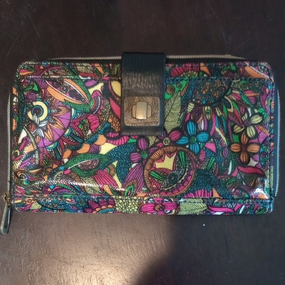 Colorful Sakroots Floral Boho Wallet